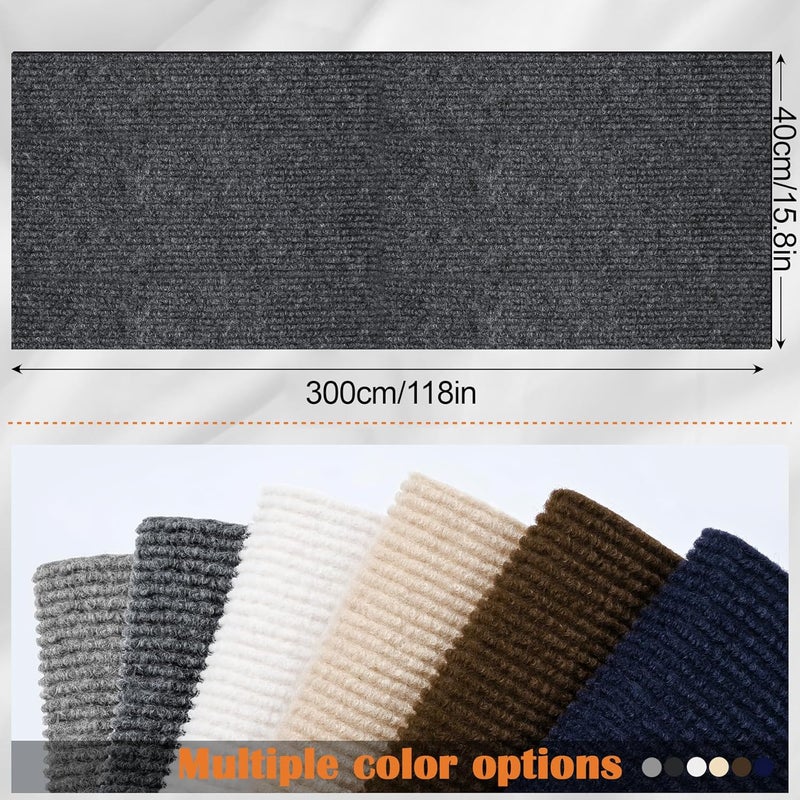Inchoco Cat Furniture Protector - 118" x 15.8" Trimmable Self-Adhesive Couch Scratch Protector from Cats, Cat DIY Climbing Couch Protector for Scratch Post Cat Tree Shelves Wall Indoor (Dark Gray) - Image 2